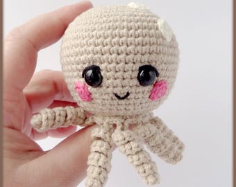 Amigurumi Octopus Crochet Pattern - easy PDF tutorial