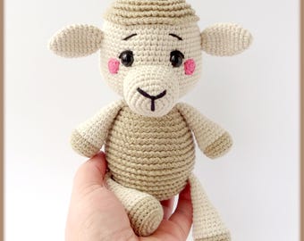 Sheep Crochet Pattern - amigurumi animal PDF tutorial