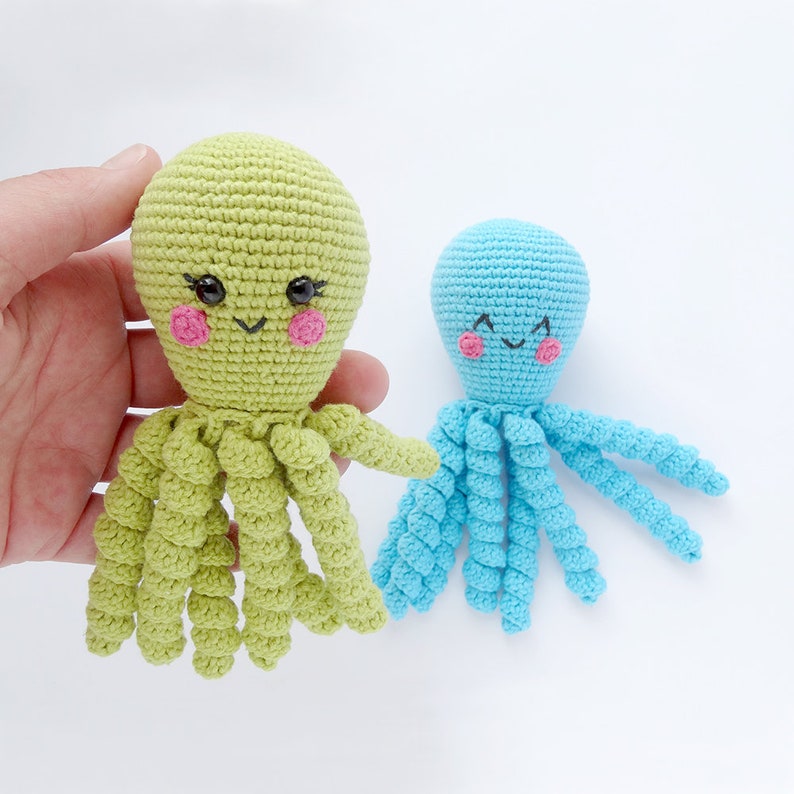 Cute Amigurumi Octopus Crochet Pattern | Etsy