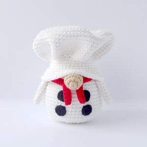 Crochet gnome chef