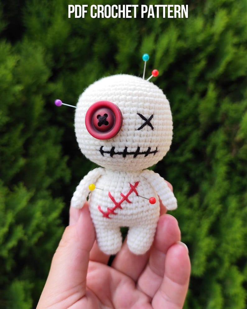 Amigurumi voodoo doll PDF Crochet Pattern