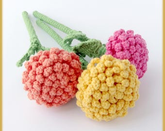 Chrysanthemum flowers Crochet Pattern