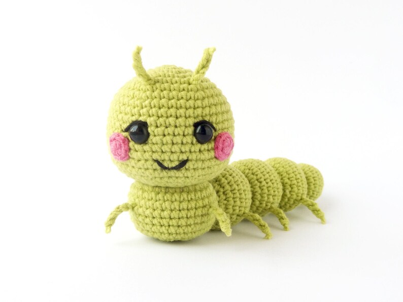 Caterpillar Crochet Pattern – Amigurumi Insect PDF Tutorial - Etsy