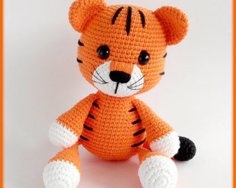 Tony the Tiger Crochet Pattern amigurumi toy, crochet tiger pattern, amigurumi tiger pattern