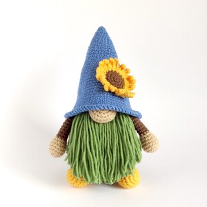Crochet Sunflower Gnome PDF Pattern