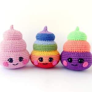 Mini Poop Crochet Rainbow Poop Crochet Pattern - Etsy
