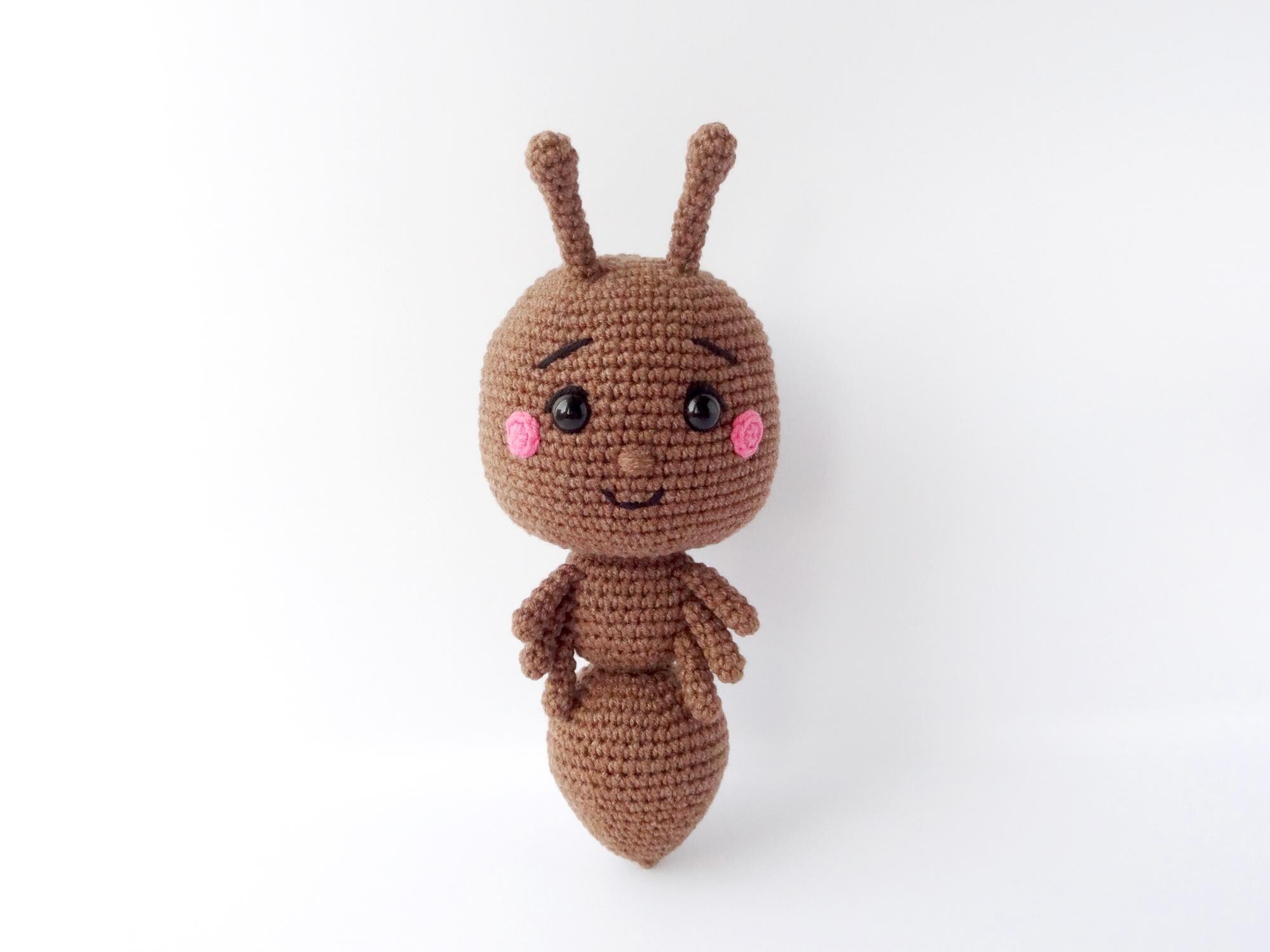 Arcus the Ant Crochet Pattern - Amigurumi Insect PDF Tutorial - Etsy