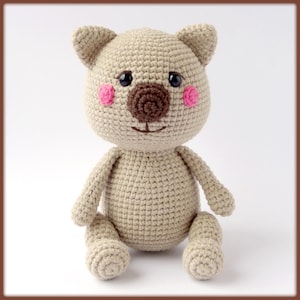 Wombat Crochet Pattern amigurumi animal