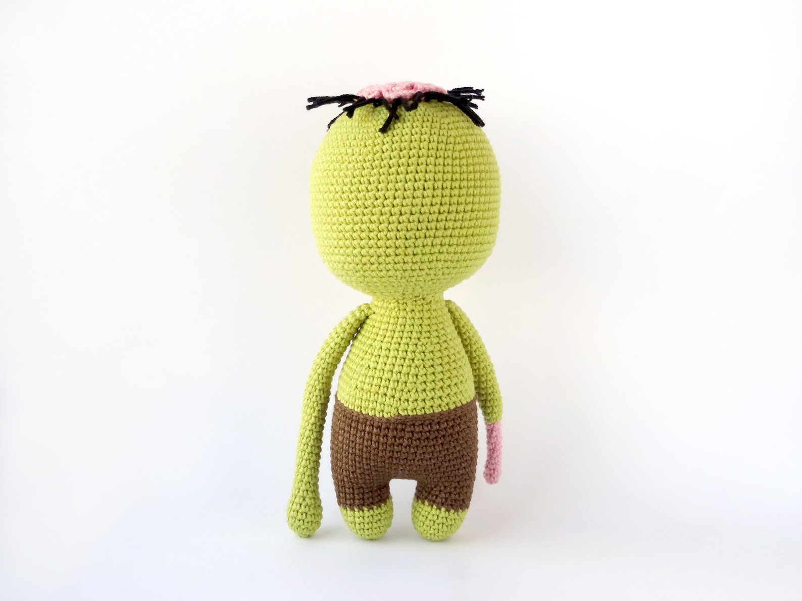 Crochet Pattern Zombie Doll With Open Brain Crochet Zombie Etsy