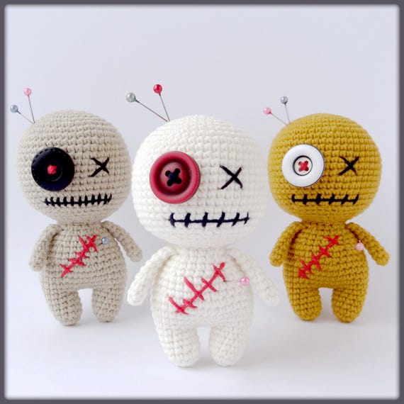 Tiny Voodoo Doll Crochet Pattern amigurumi toy
