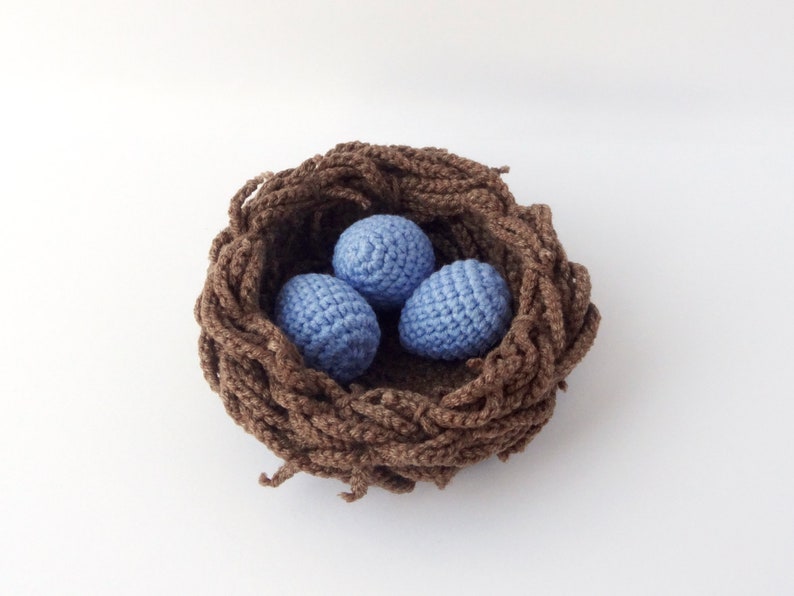 crochet pattern bird nest