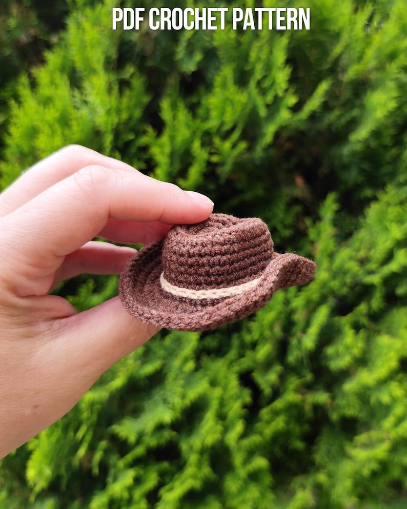 Cowboy hat PDF Crochet Pattern