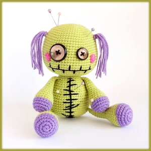 Green Voodoo Doll Crochet Pattern amigurumi toy