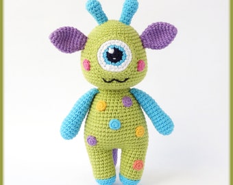 Monster Sam Amigurumi Crochet Pattern | Cute Kawaii Amigurumi Monster Crochet Pattern