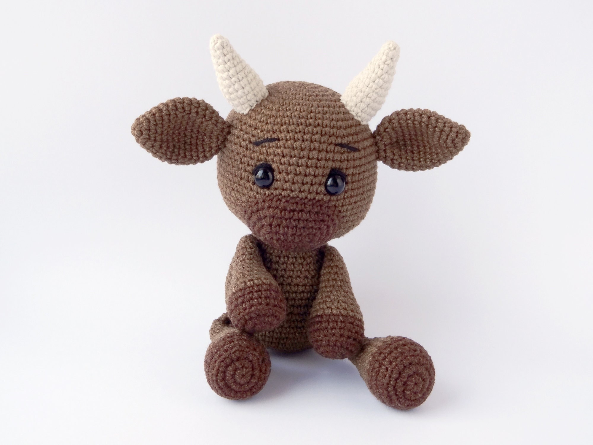 Toro the Bull Crochet Pattern Amigurumi Toy Crochet Bull Etsy