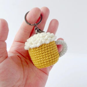 Crochet beer keychain pdf tutorial