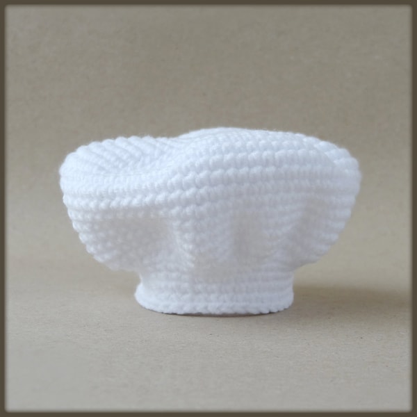 Chef Hat Crochet Pattern for amigurumi toys