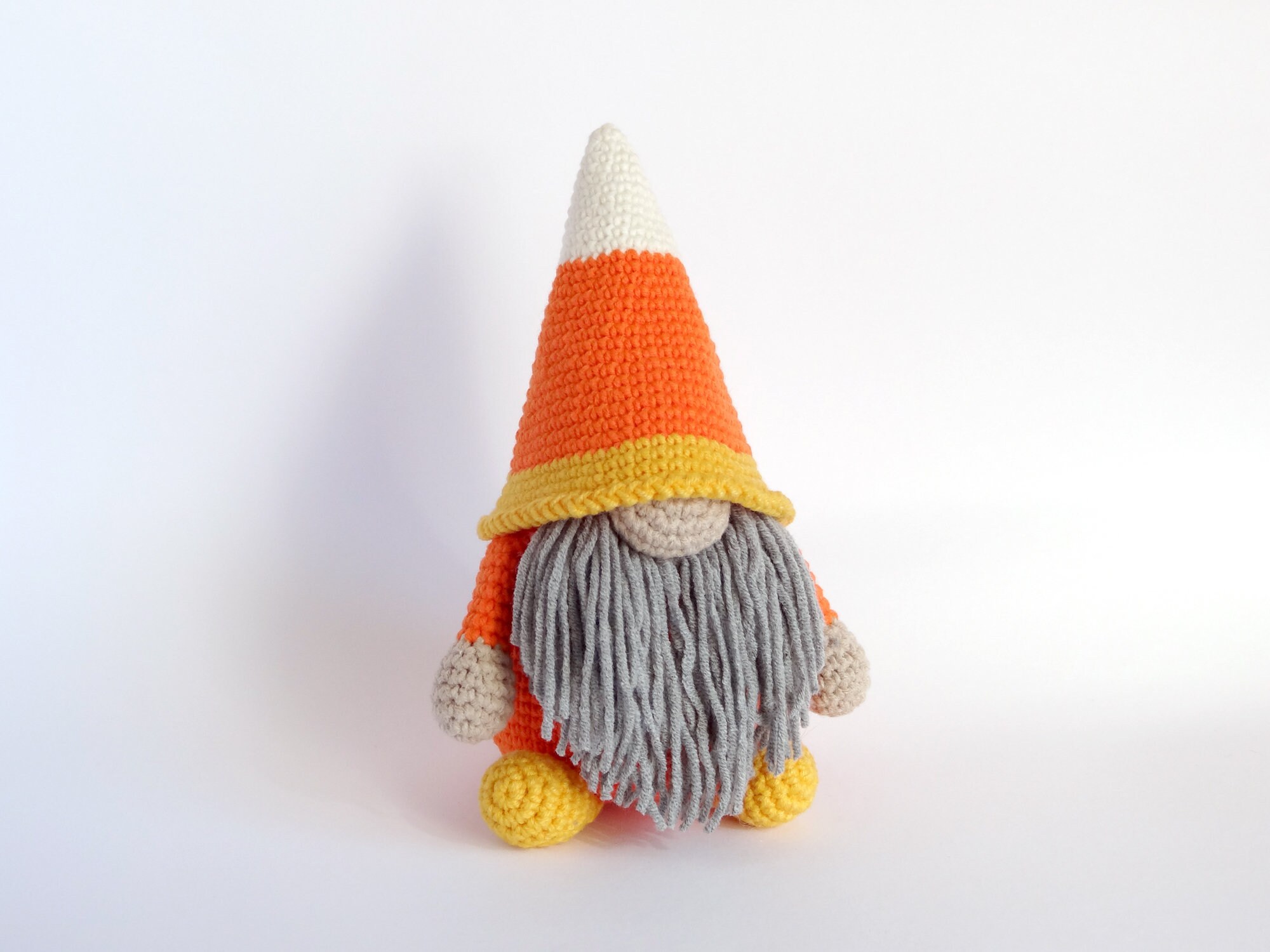 Candy Corn Gnome Crochet Pattern Halloween Decoration - Etsy