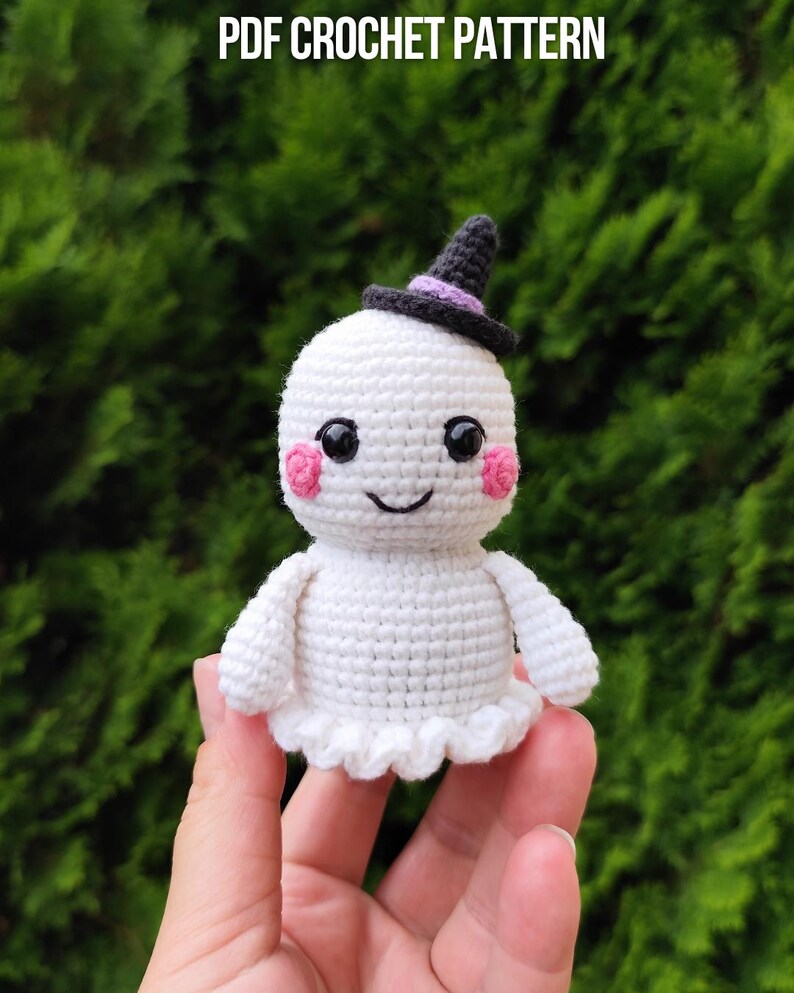 Cute ghost PDF Crochet Pattern