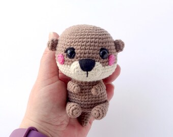 あみぐるみカワウソかぎ針編みパターン - あみぐるみ動物 PDF