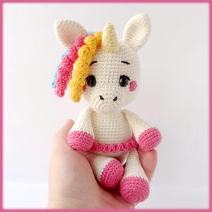 Calypso the Unicorn Crochet Pattern amigurumi animal