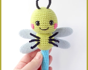 Dragonfly Crochet Pattern amigurumi insect, crochet pdf pattern cute amigurumi dragonfly