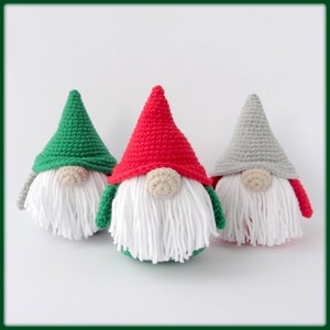 Mini Christmas gnome Crochet Pattern