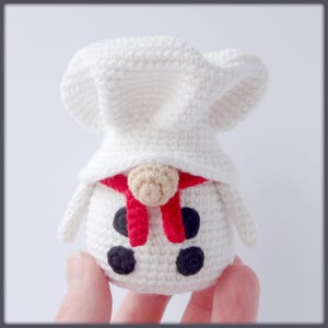 Amigurumi chef gnome Crochet Pattern