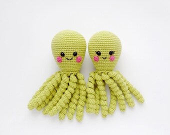 かわいい編みぐるみタコのかぎ針編みパターン - Etsy 日本