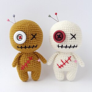 Crochet voodoo doll amigurumi pattern