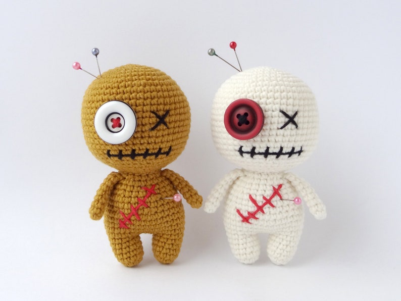 Crochet voodoo doll amigurumi pattern