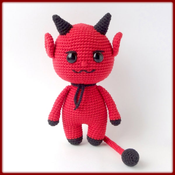 Crochet Pattern Devil amigurumi toy