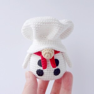 Amigurumi gnome chef crochet pattern