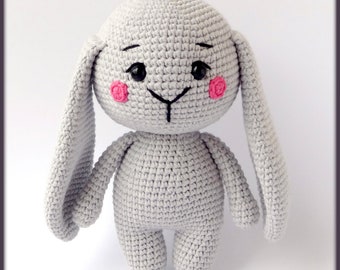 Amigurumi baby bunny Crochet Pattern - crochet rabbit PDF tutorial