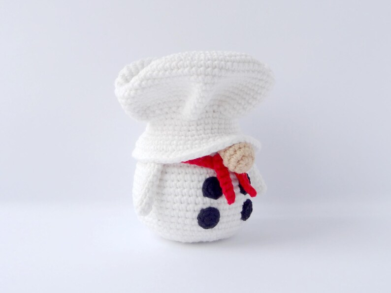 How to crochet chef gnome easy pattern