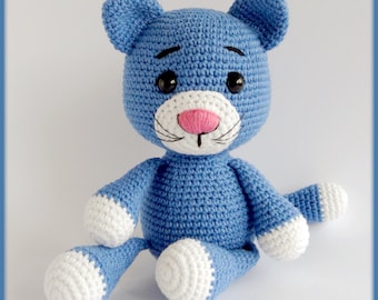Max the Cat Crochet Pattern amigurumi toy