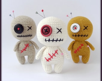 Tiny Voodoo Doll Crochet Pattern amigurumi toy