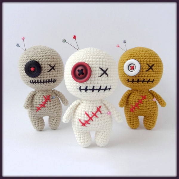 Tiny Voodoo Doll Crochet Pattern amigurumi toy