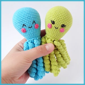 Cute Amigurumi Octopus Crochet Pattern, crochet octopus pattern, amigurumi octopus crochet pattern