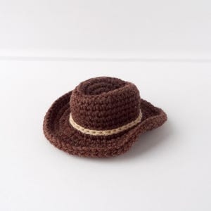 Easy crochet cowboy hat pattern