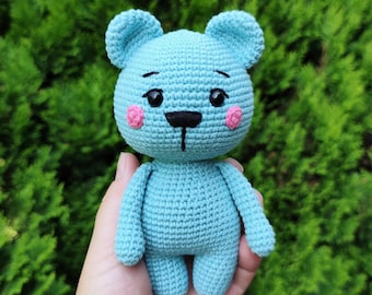 Baby bear Crochet Pattern - amigurumi bear PDF tutorial