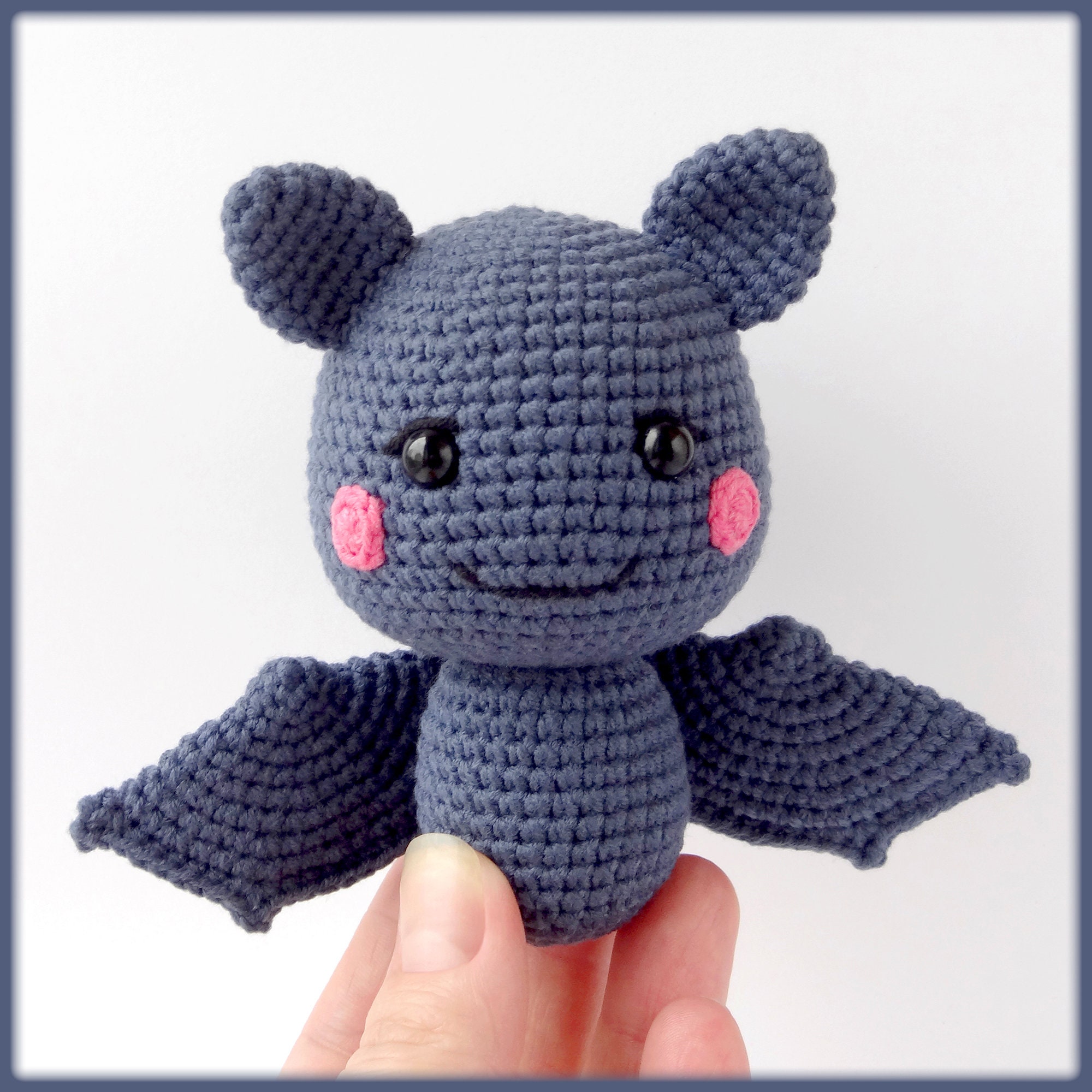 30 Bat Crochet Patterns for Halloween Decor, Gifts, and Spooky-Cute Amigurumi 21 Cute Bat PDF Tutorial