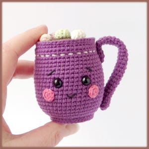 Amigurumi coffee cup Crochet Pattern