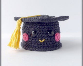 Amigurumi Graduation cap Häkelanleitung - Abschluss PDF-Tutorial