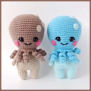 Octa the Octopus doll Crochet Pattern
