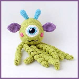 Cute monster octopus Crochet Pattern