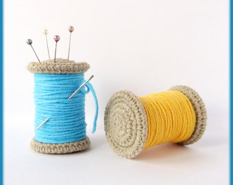 Spool of thread Crochet Pattern