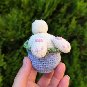 Bunny butt in a pot PDF Crochet Pattern