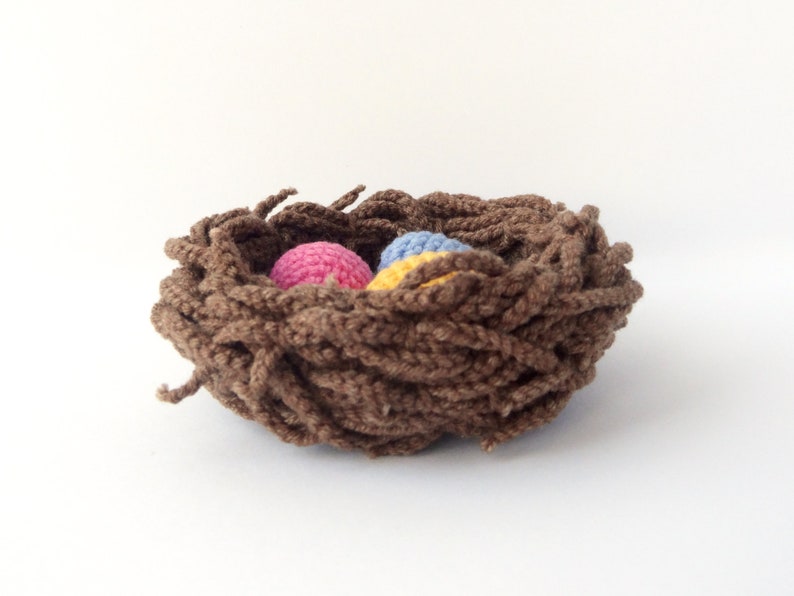 crochet bird nest pattern