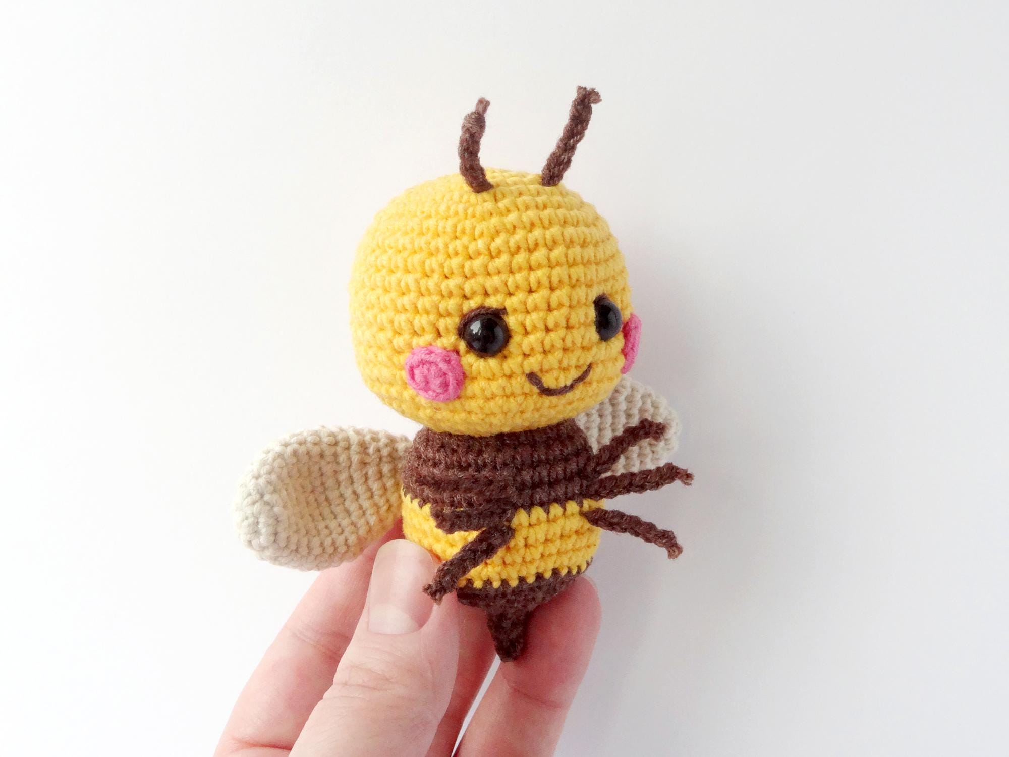 Honey Bee Crochet Pattern - Amigurumi Insect PDF Tutorial - Etsy